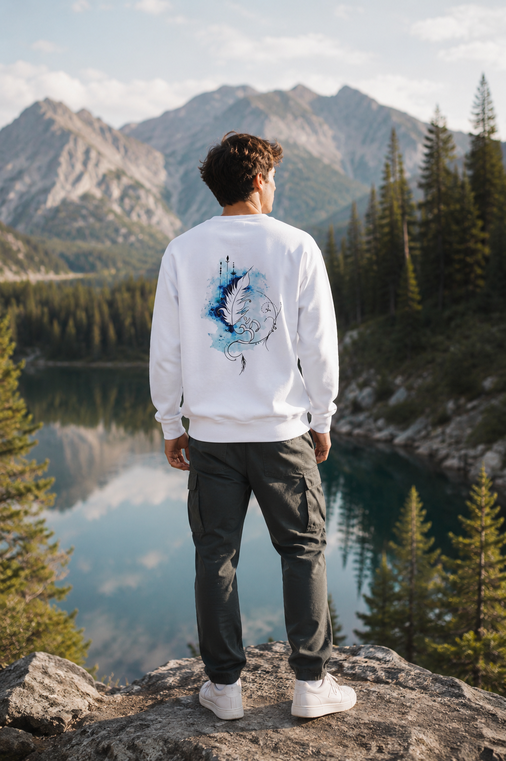 Feather of Inspiration Unisex Sweatshirt