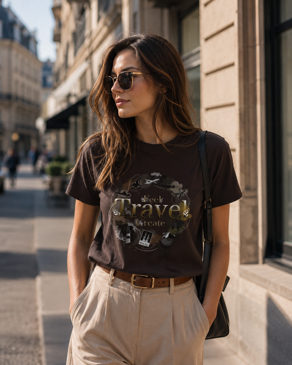 Travel Dark Unisex T-shirt