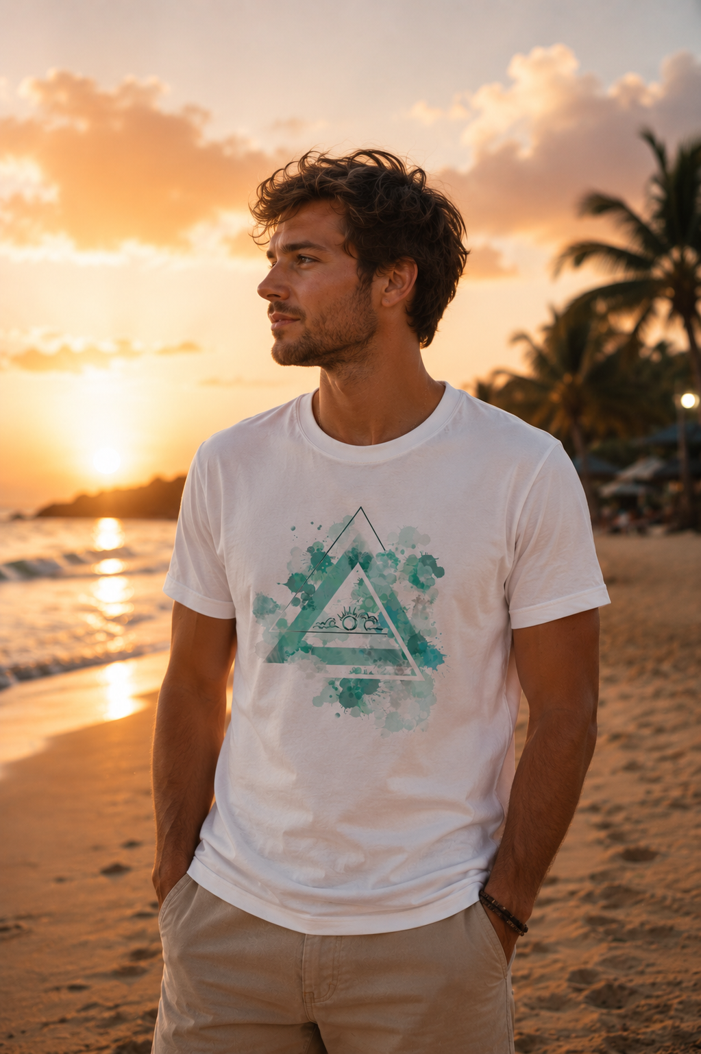 Energy of Calm Heavyweight Unisex Crewneck T-shirt