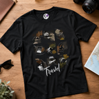 Fragments of Travel  Dark Unisex T-shirt