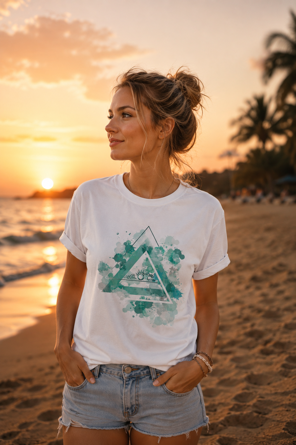Energy of Calm Heavyweight Unisex Crewneck T-shirt