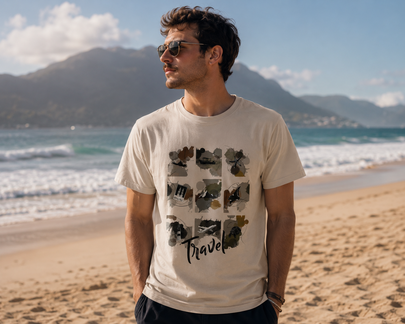 Fragments of Travel  Unisex T-shirt
