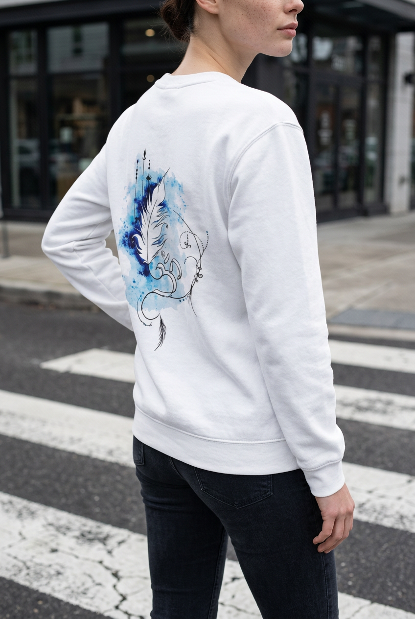 Feather of Inspiration Unisex Sweatshirt