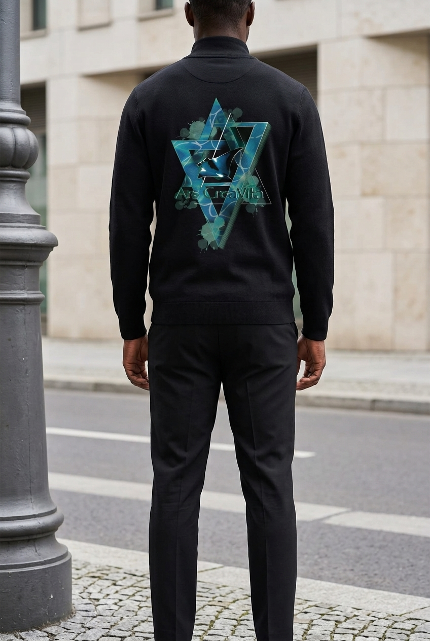 Unisex mikina na zip z recyklované směsi Manta