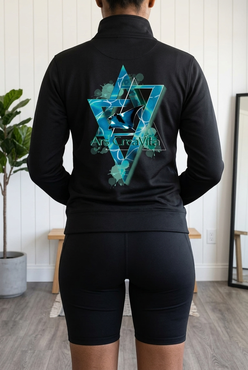 Unisex mikina na zip z recyklované směsi Manta
