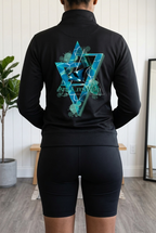 Unisex mikina na zip z recyklované směsi Manta
