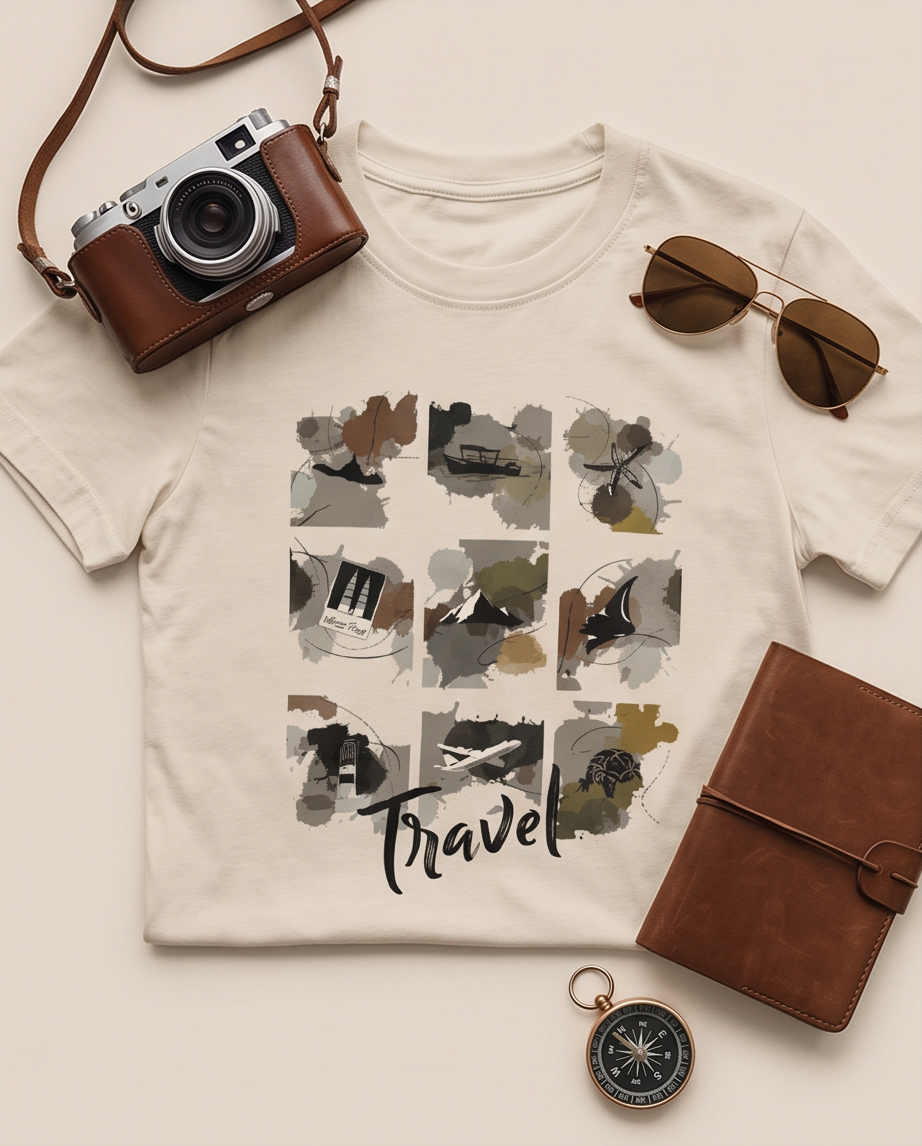 Fragments of Travel  Unisex T-shirt