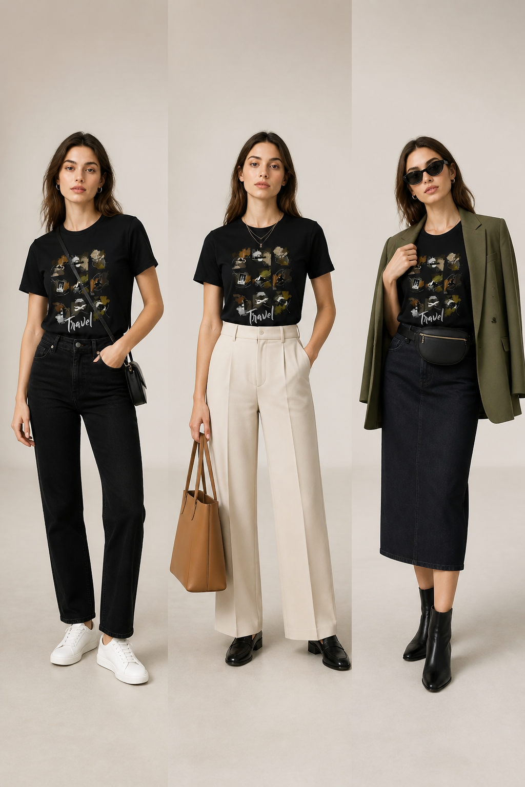 Fragments of Travel  Dark Unisex T-shirt