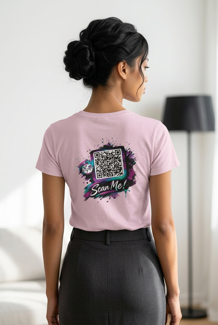 Scan ME! Unisexové tričko vysoké gramáže