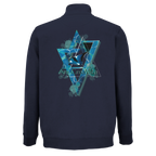 Unisex mikina na zip z recyklované směsi Manta