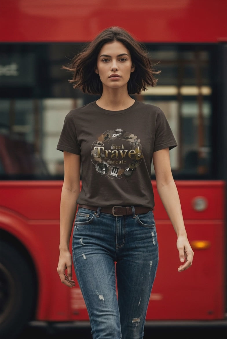 Travel Dark Unisex T-shirt